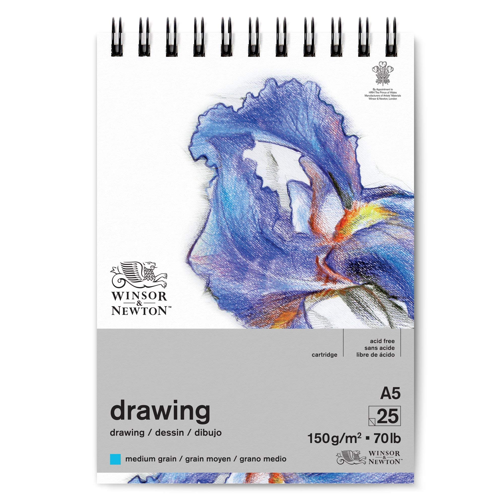 Winsor & Newton Sketchbook 50 Lb Hardbound 8.5x11 Pad 80-Sheets | Jerry's Artarama - View #3