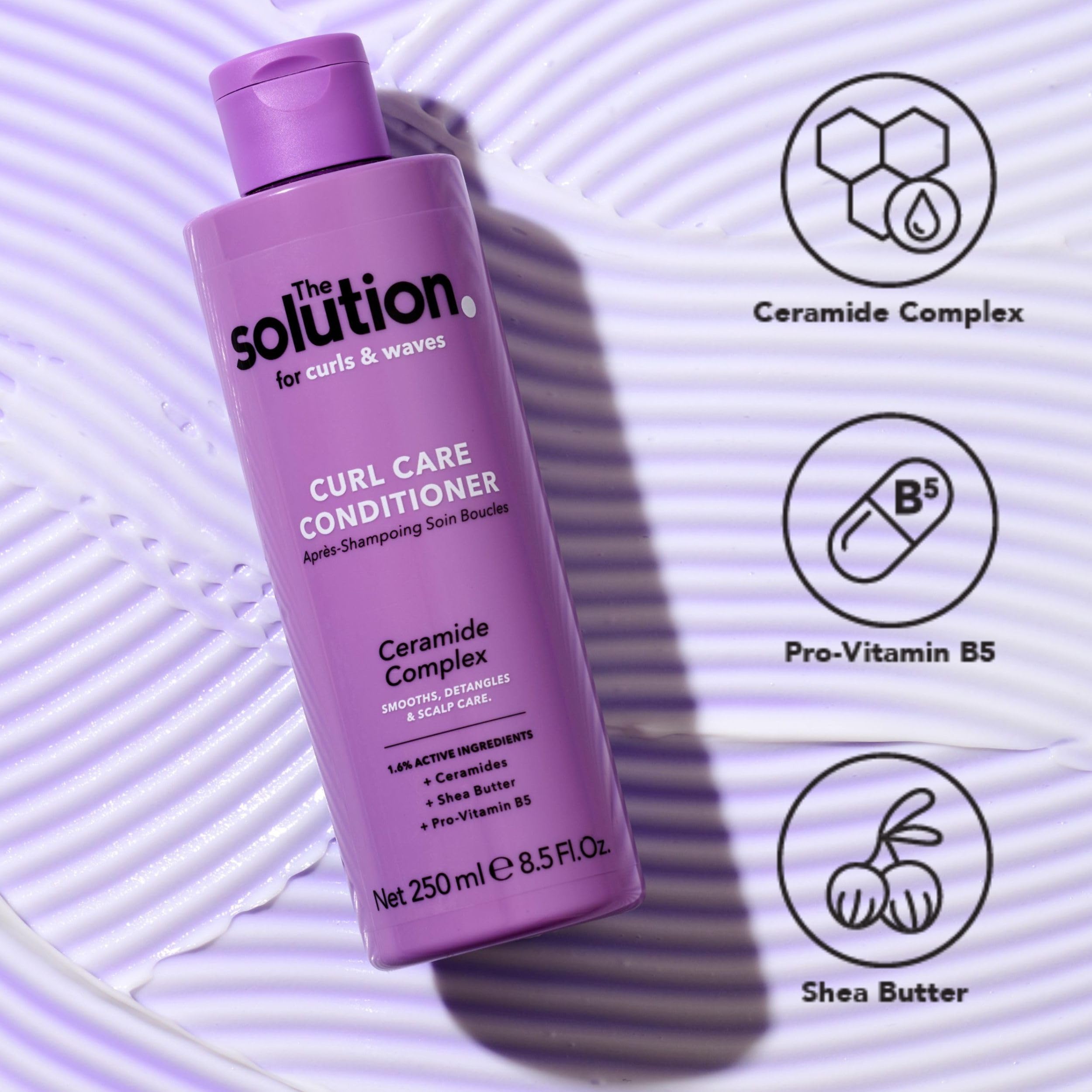 The Solution Curl Care Conditioner 250ml, white, 250 ml (Pack of 1) - Image 3