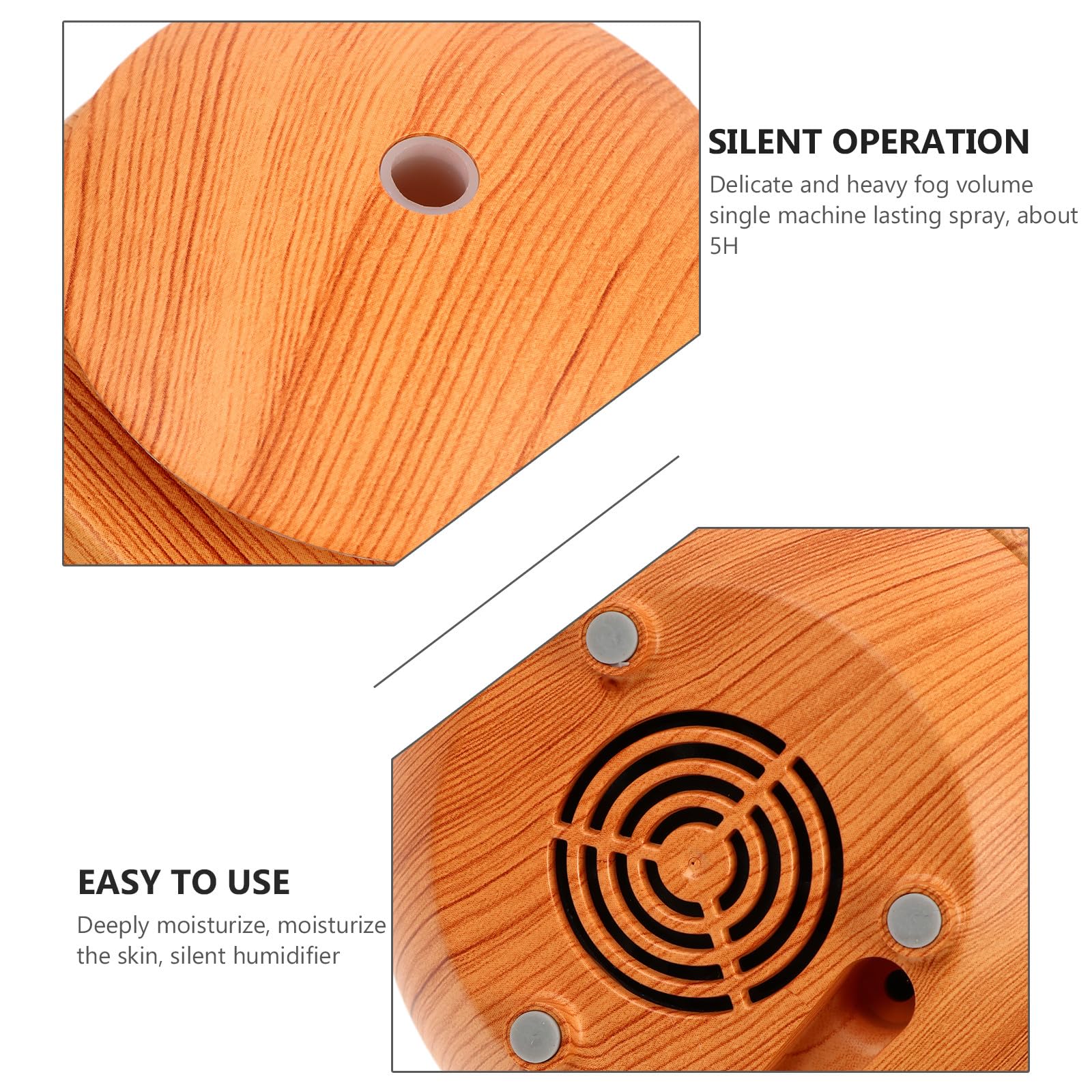 Aroma Diffusor 120ml aus Pp und Abs mit LED Licht, für Yoga und Büro