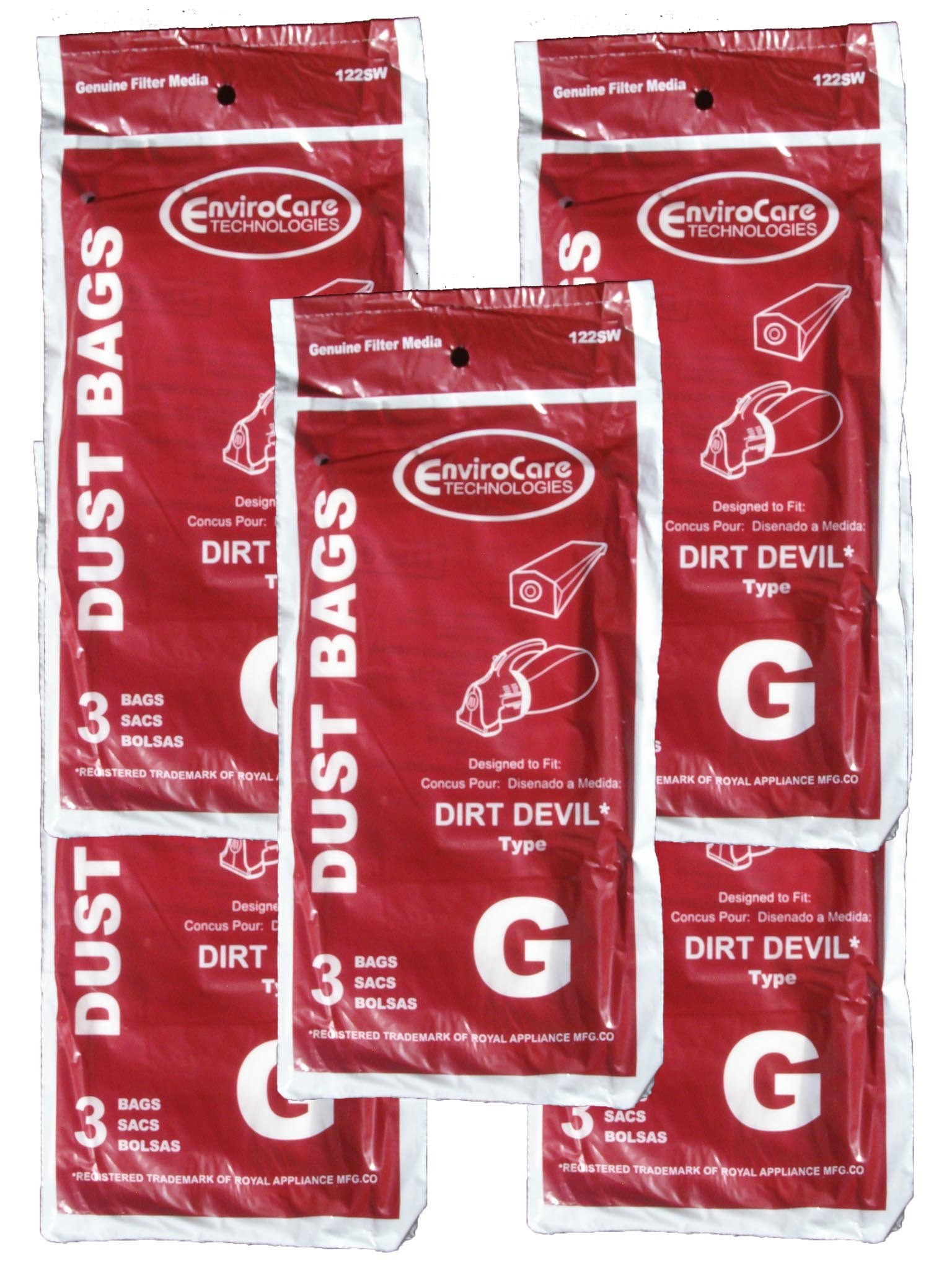Amazon.com - 15 Royal Type G Hand Vacuum Filter Bags, Dirt Devil