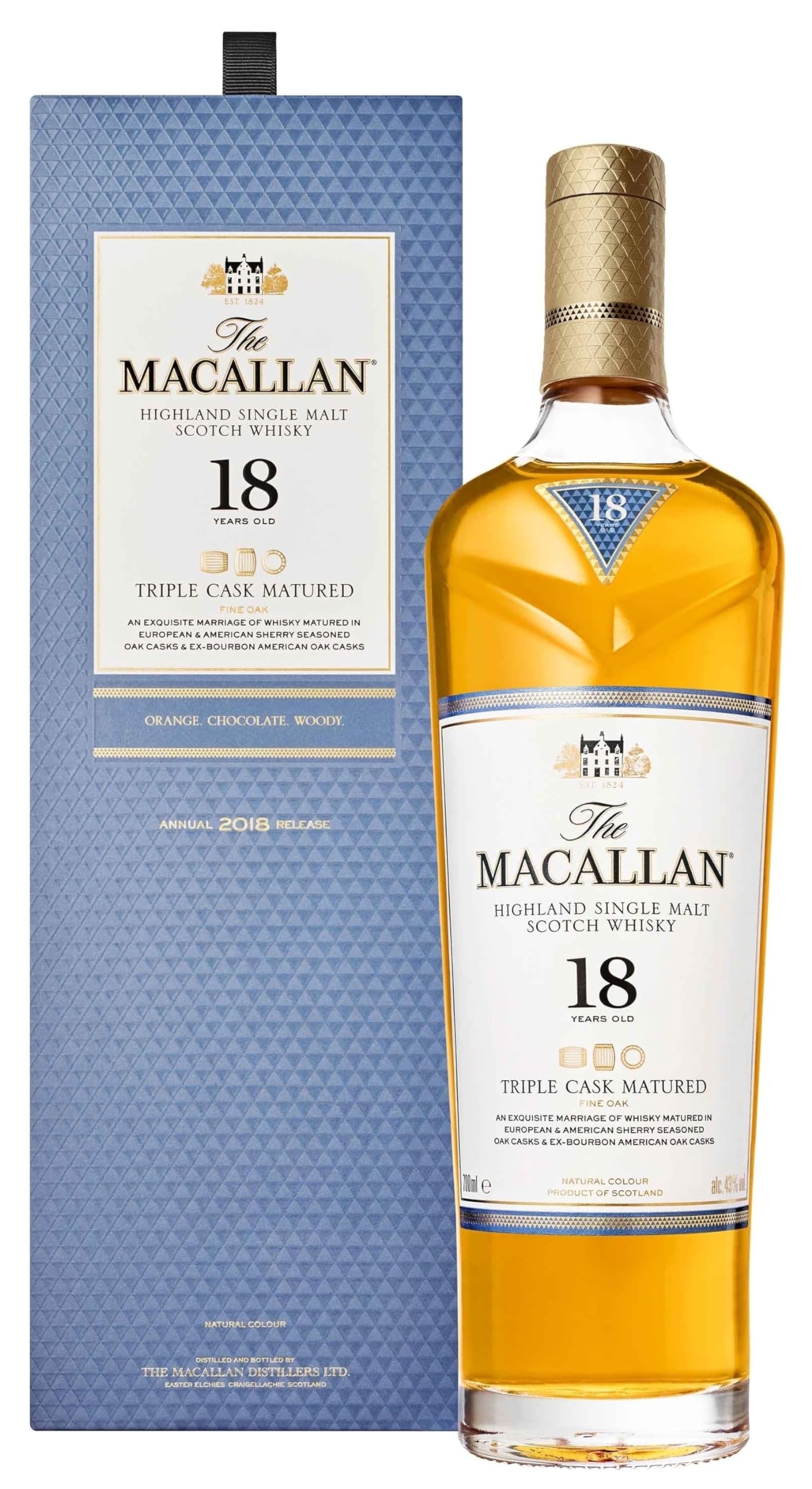 Macallan - Triple Cask Matured 2018 Edition - 18 year old Whisky