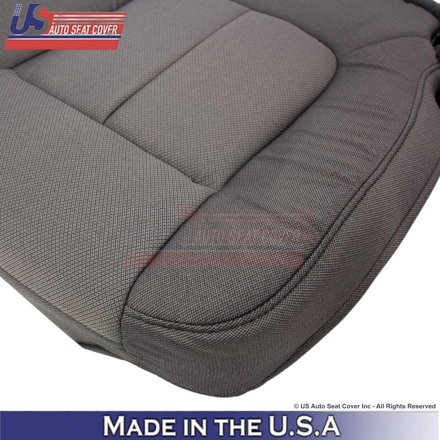 2009-2010 fits Ford F150 Cloth Front Replacement Seat Covers Medium Stone Gray