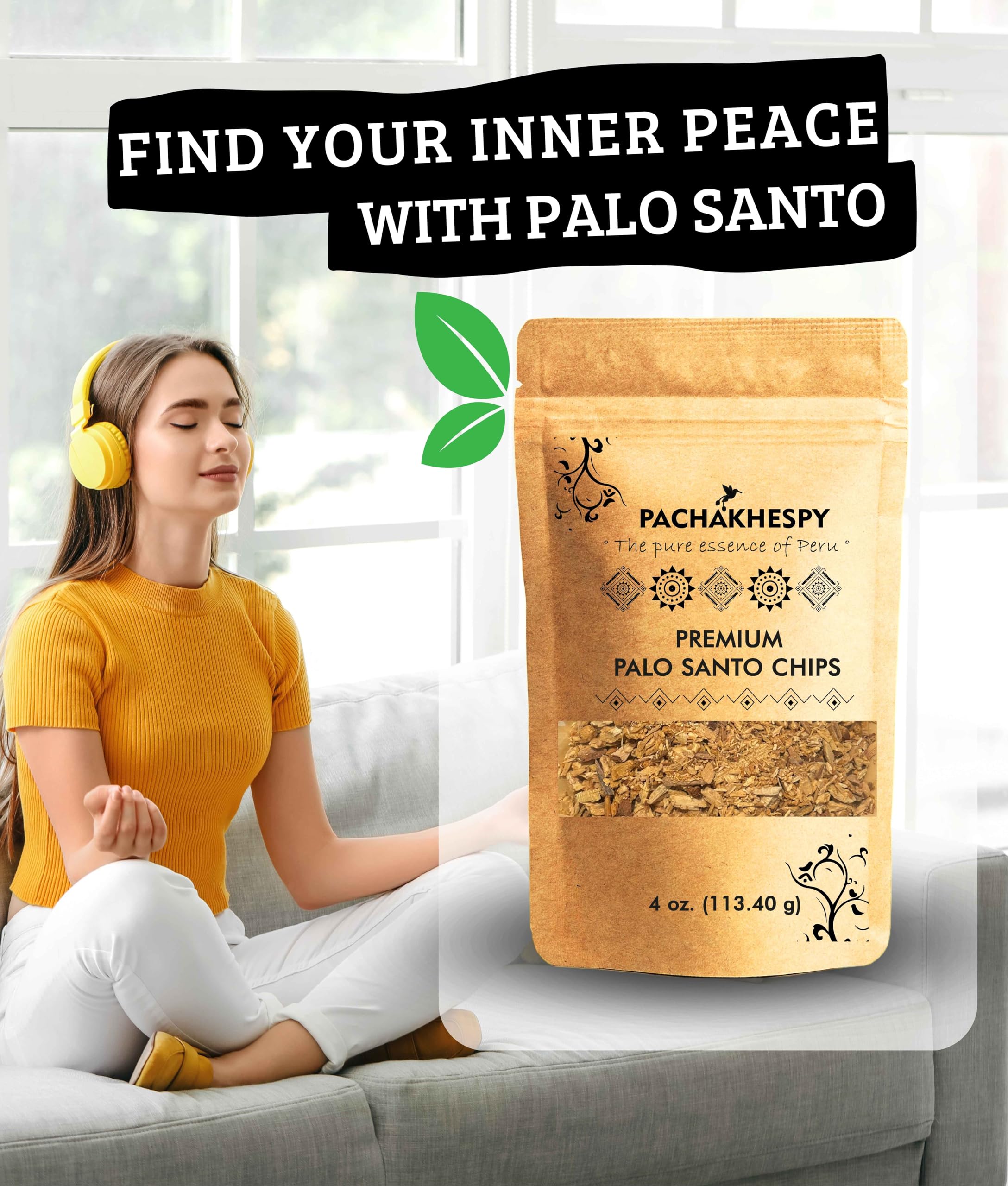 Palo Santo Chips – 100 % reine, peruanische Premium-Chips, 118 ml, zur Reinigung, natürlich und ethisch unbedenklich, verbessern Sie Ihre Yoga und spirituellen Praktiken (Bursera Graveolens)
