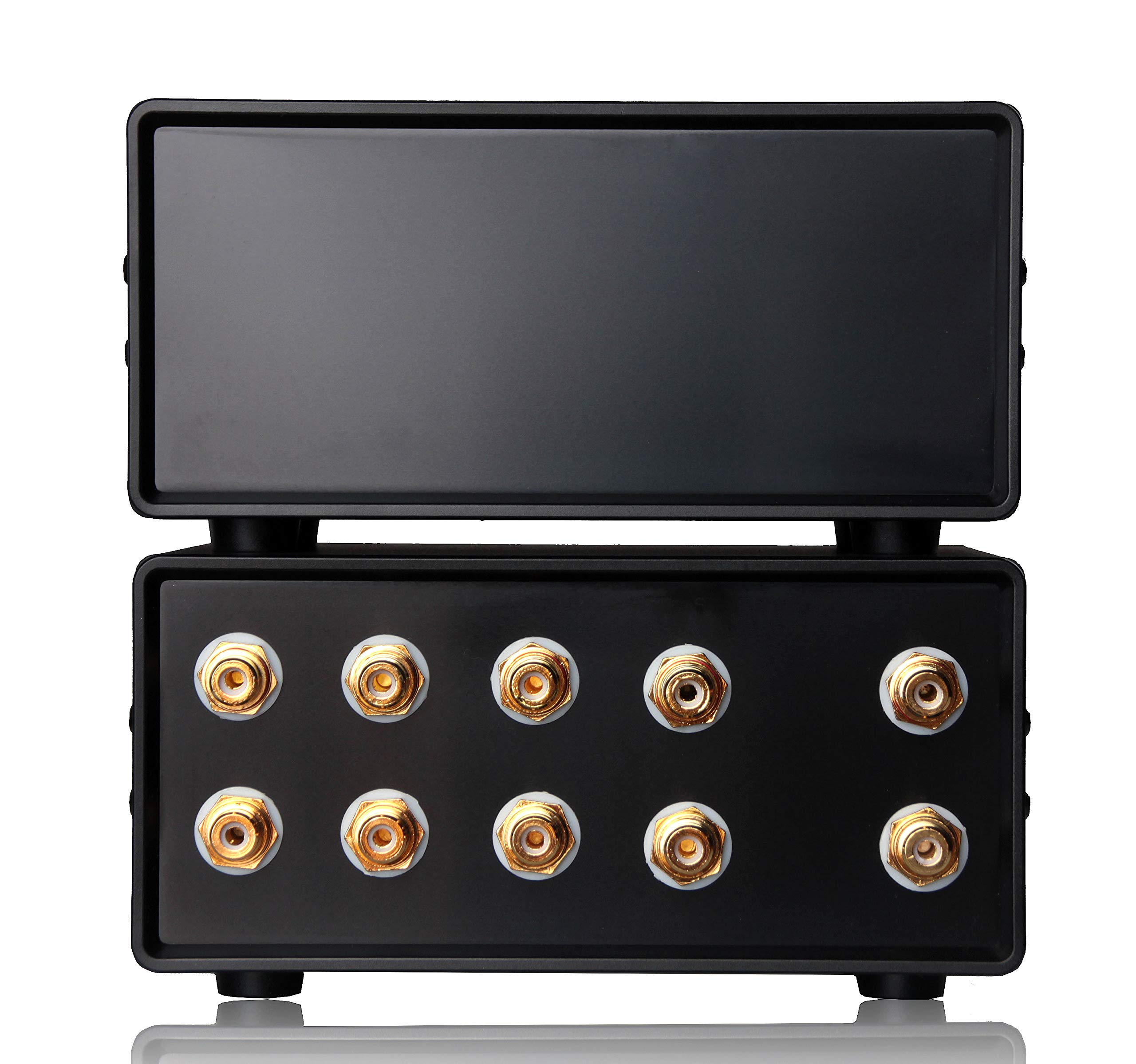 NobsoundStereo 1-IN-4-OUT RCA Audio Splitter/Switcher Selector Passive Preamp