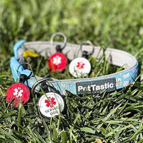 Miniatura 4 de Animal de apoyo emocional grabado silencioso (ESA) personalizado con 4 líneas de identificación grabada personalizada, placa silenciosa de silicona