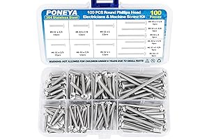 Machine Screws Kit for Electrical Outlets and Switch Walls