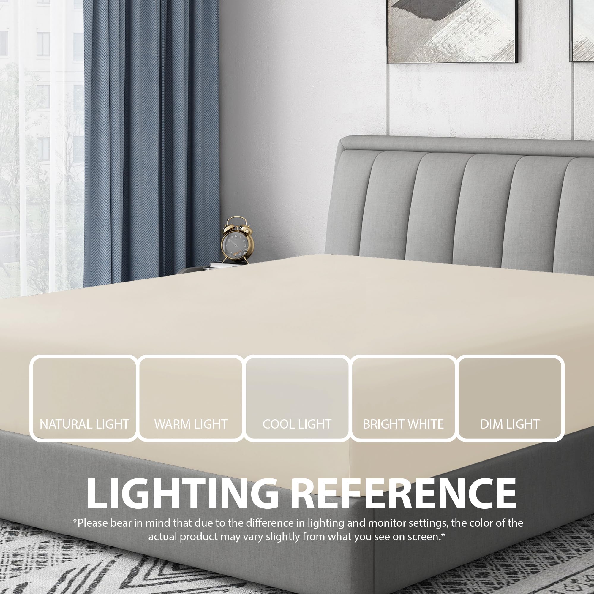 Cathay Home Luxe rimpel- en vervagingsbestendig dubbel geborsteld ultra zachte microvezel 35 cm standaard zak enkel hoeslaken, grijs, queensize Cathay Home Luxe rimpel- en vervagingsbestendig dubbel geborsteld ultra zachte microvezel 35 cm standaard zak enkel hoeslaken, grijs, queensize