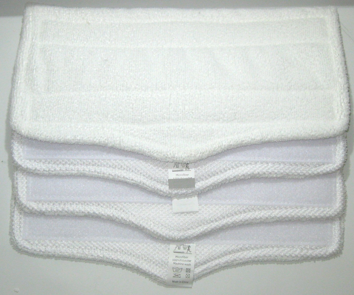 Eshoppercity Brand - 4 Replacement Microfiber Pads Compatible with Shark Steam and Spray Model SK140 SK115 SK410 SK435 SK460 SS460WM (U.S.A. Seller)