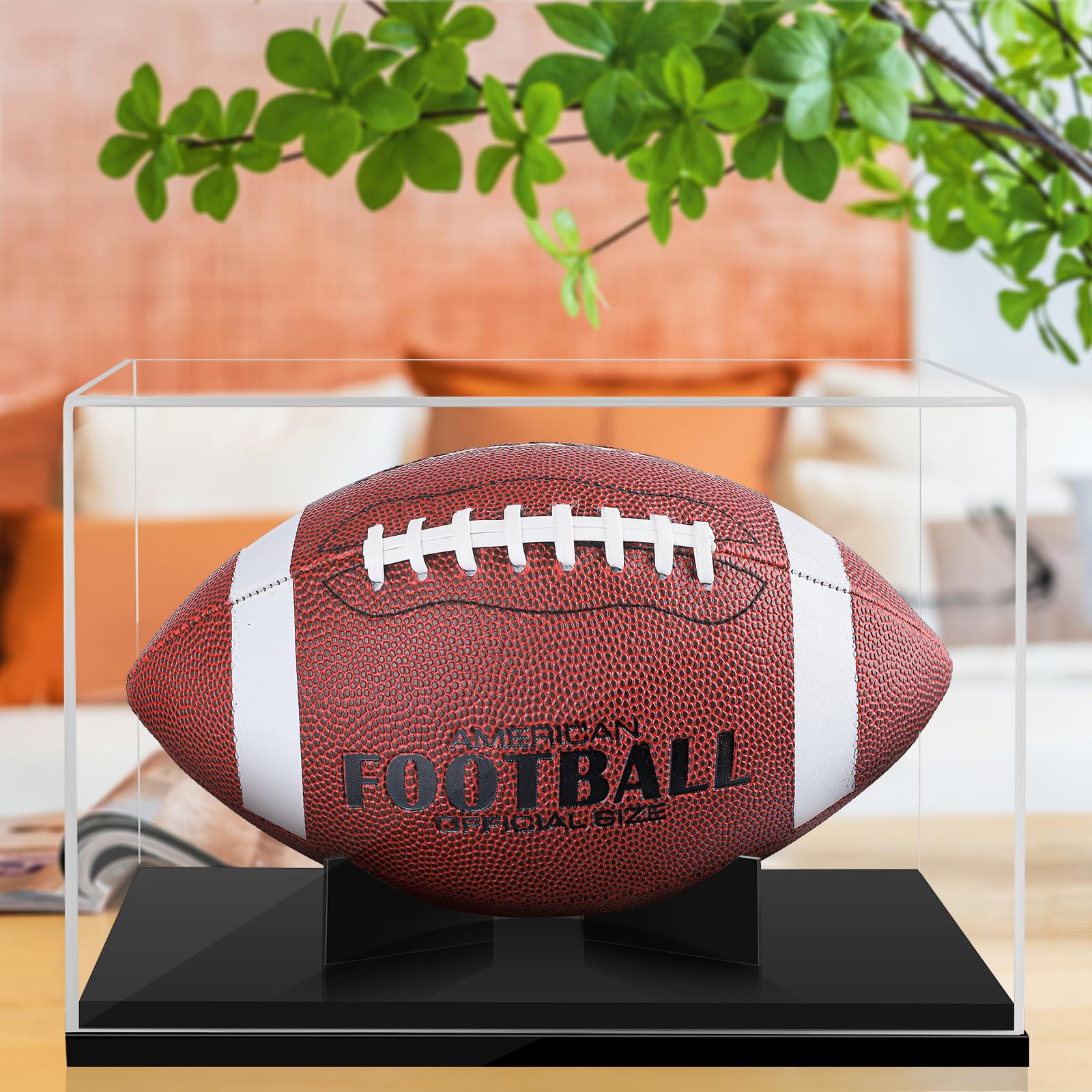 Accroche Ballon PVC Lot De 2 Supports Muraux Palmier Pour Ballons – Rangement Déco Basket & Football Noir