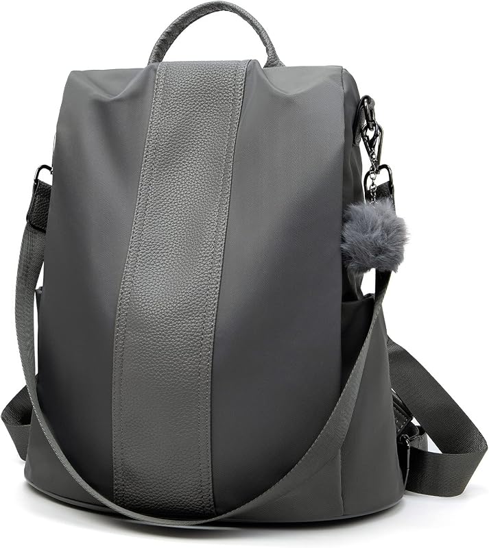 Women Backpack Purse Waterproof Nylon Anti-theft Rucksack Lightweight Shoulder Bag