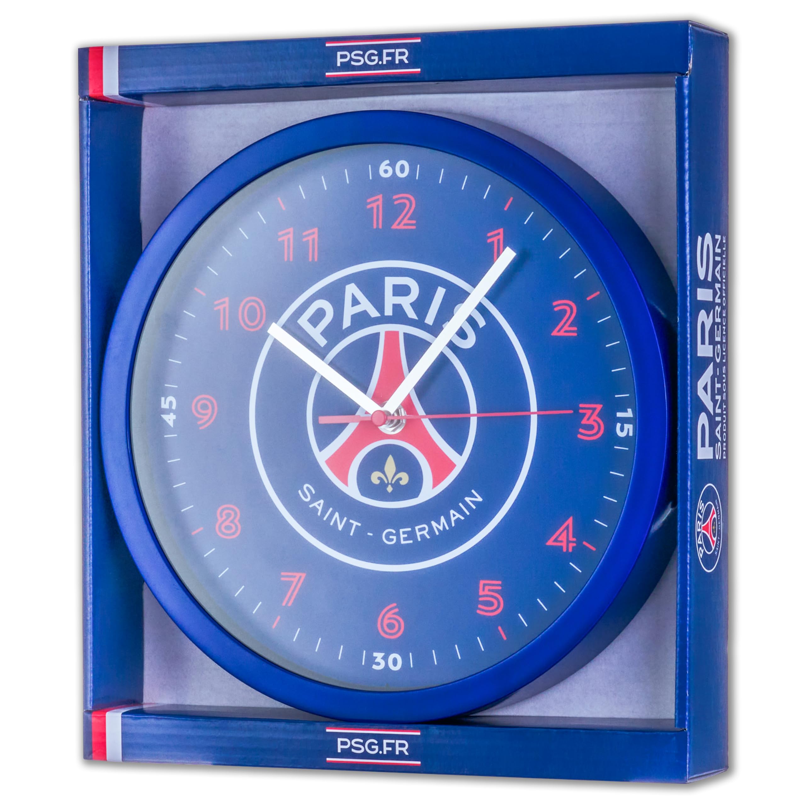 PSG Orologio da parete collezione ufficiale Paris Saint-Germain