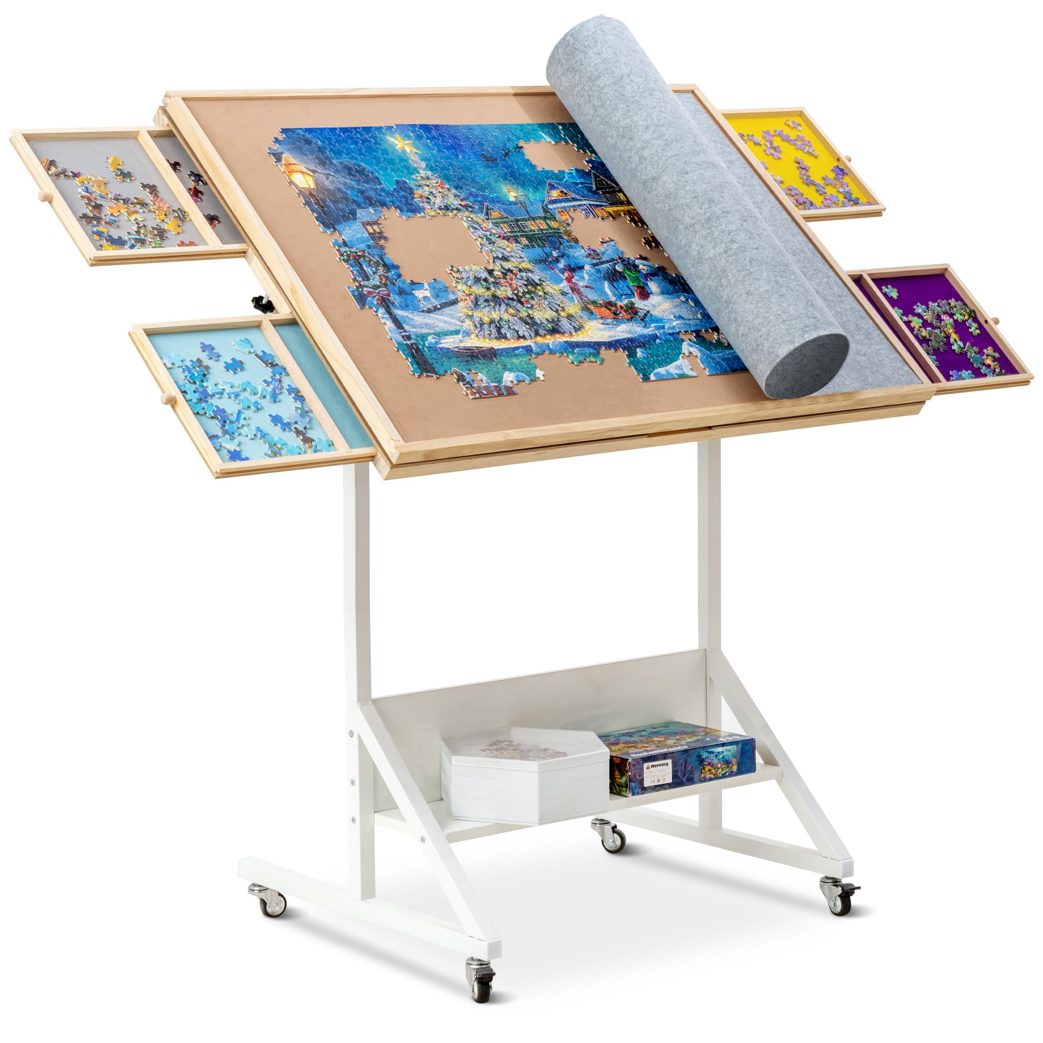 Amazon.com: Becko US 2-in-1 Tilting & Rotating Puzzle Table