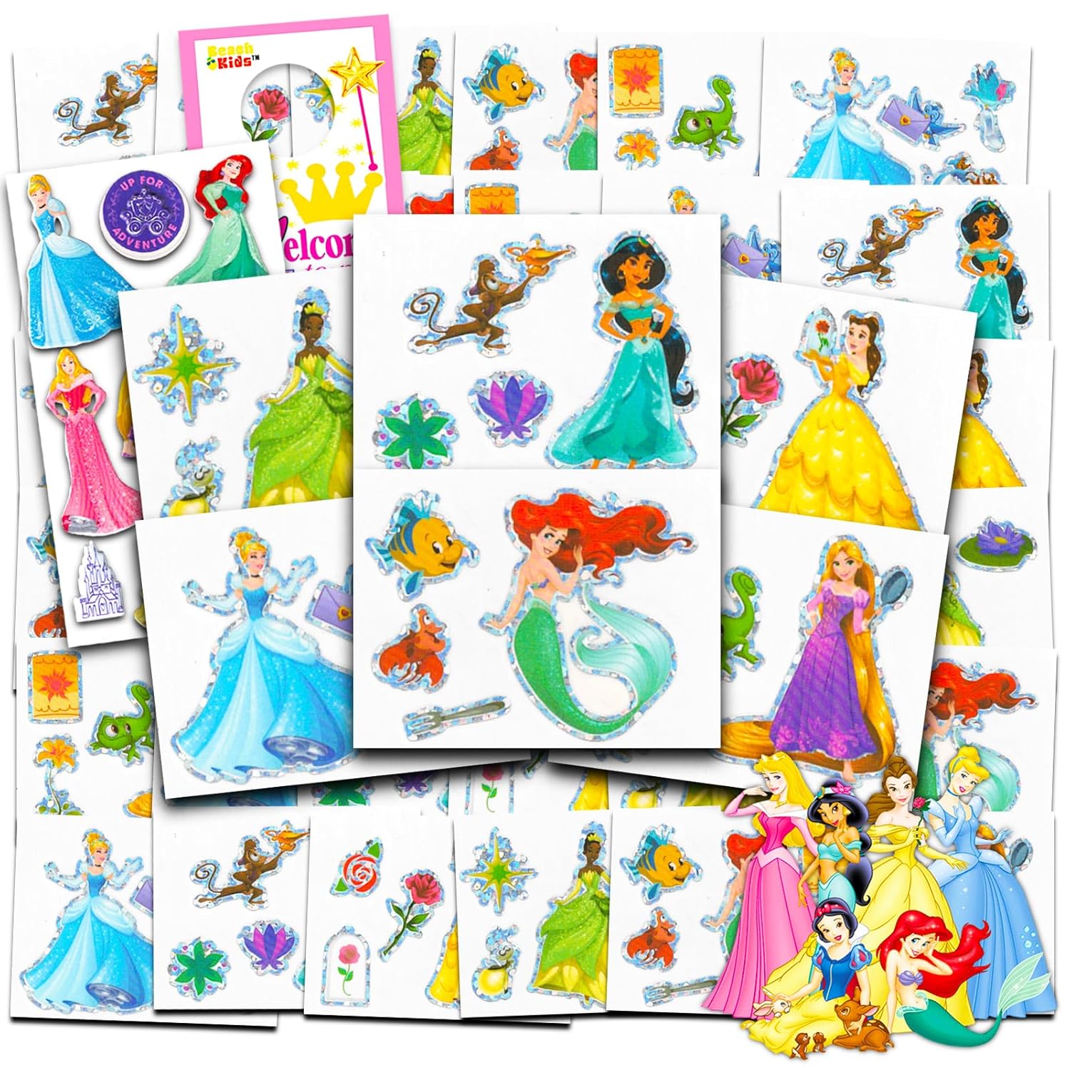Disney Princess Tattoos Party Favors Bundle 72