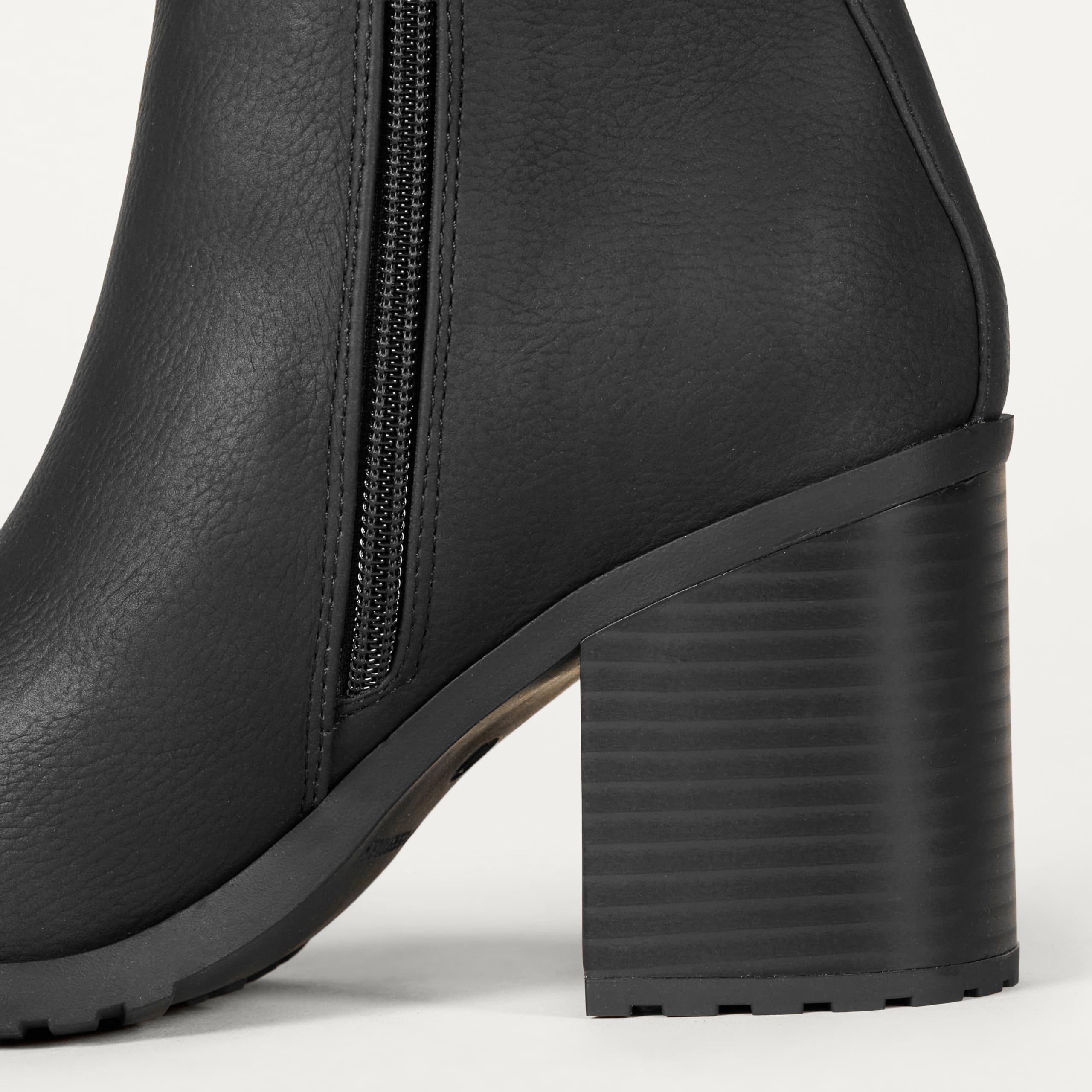 Amazon Essentials Damen Halbhohe Chelsea-Stiefel Absatz