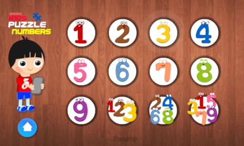 Smart kids puzzle numbers