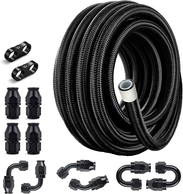 Mangueira de combustível PTFE 12AN EVIL ENERGY com malha de nylon – 6,10 m