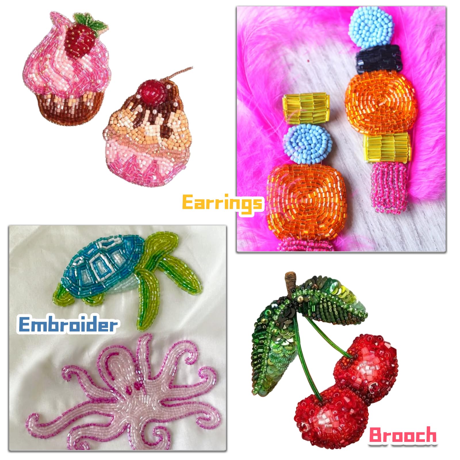 19200 Glass Seed Beads - Jewelry Making Kit -6
