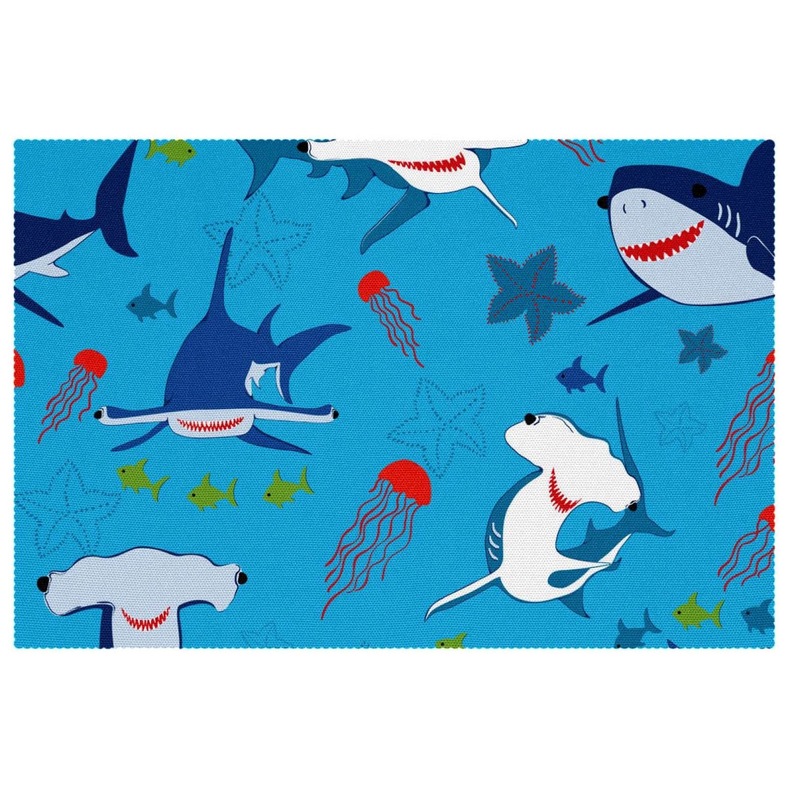 Sets de table poisson premium 30x45 cm résistants à la chaleur