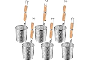 Tessco Noodle Strainer Basket - Premium Pasta Cooker Set