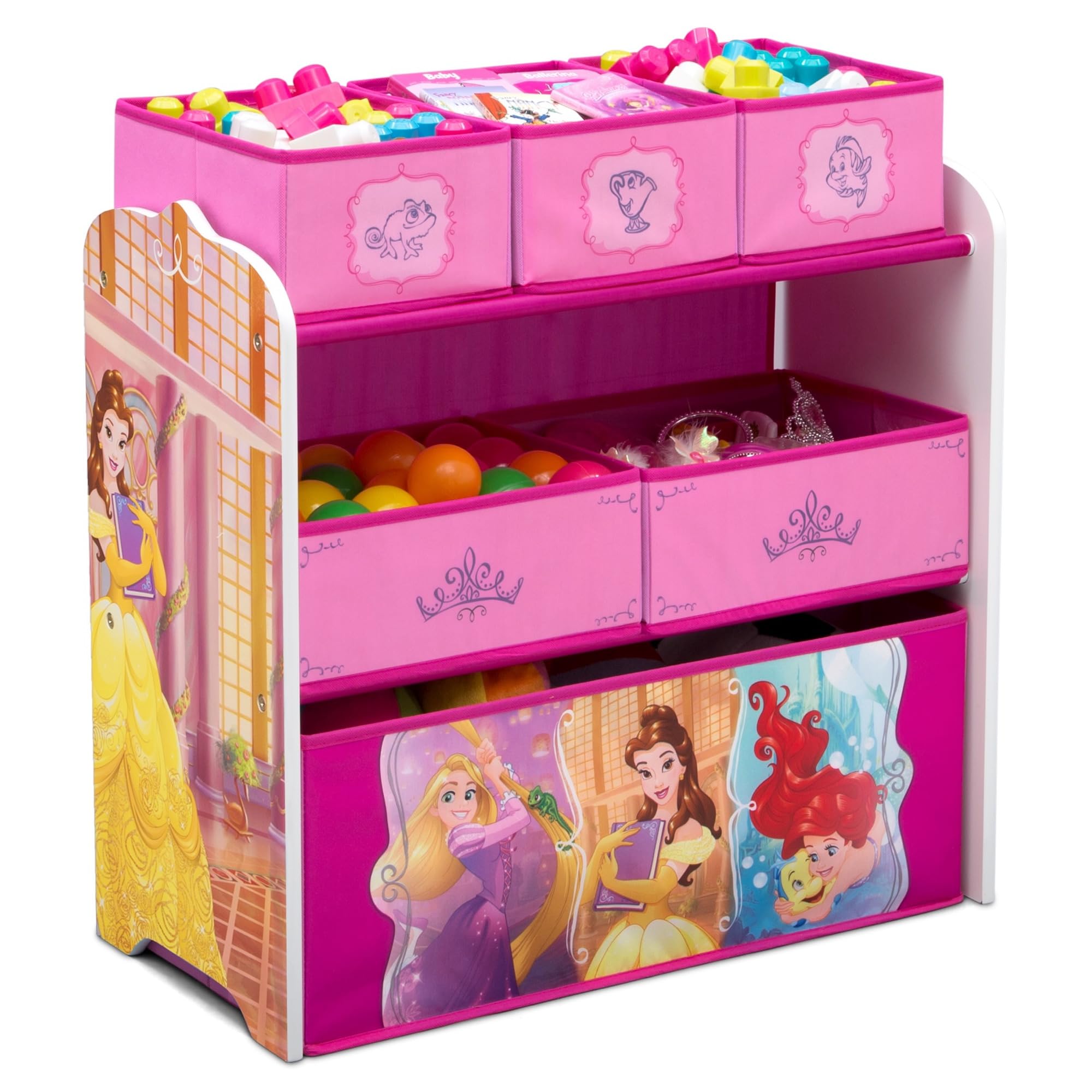 Amazon.co.jp: デルタ Delta ディズニー プリンセスII おもちゃ収納