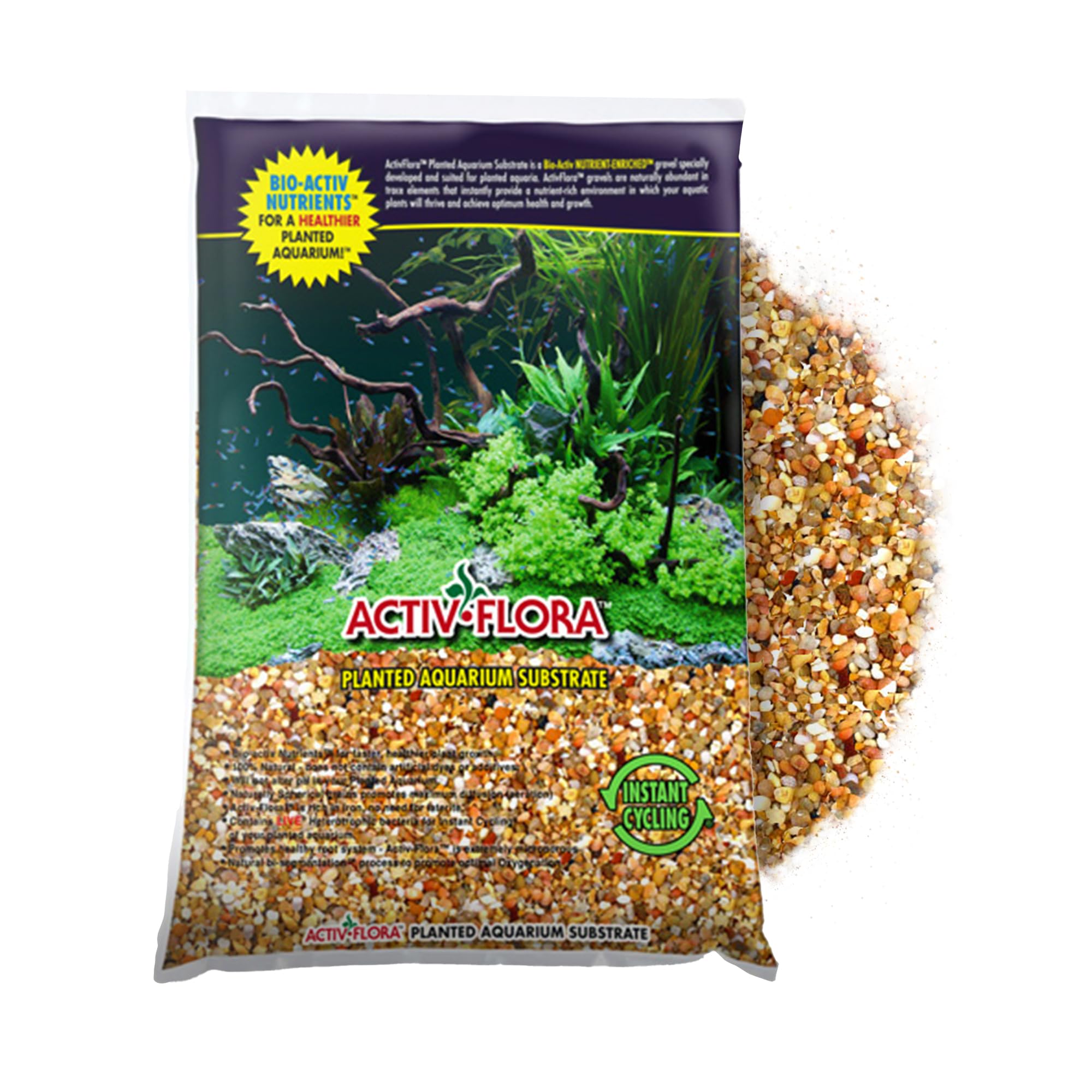 Worldwide Imports Activ-Flora Floragems 20lb Premium Planted Aquarium Substrates