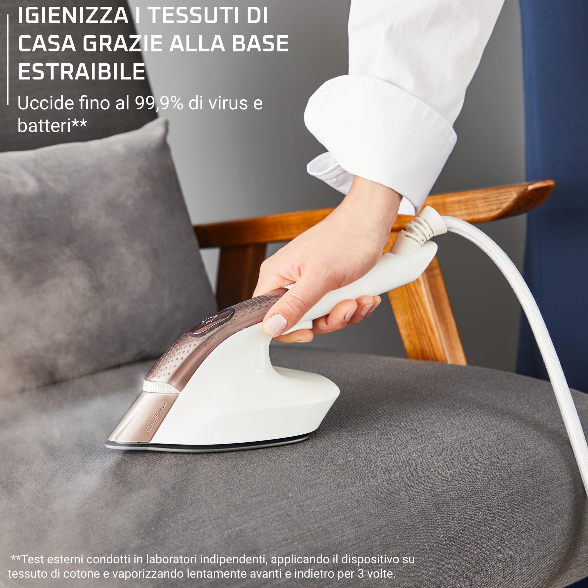 Rowenta IXEO Vision All-in-One Sistema Stiratura Vaporizzazione Asse Multi-Posizione QR1811