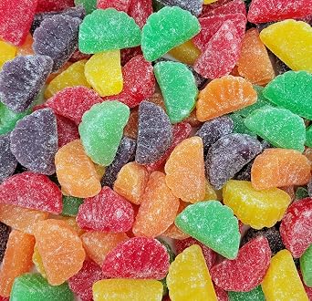 FirstChoiceCandy Fruit Slices Jelly Wedges Candy Assorted, 2 Pound