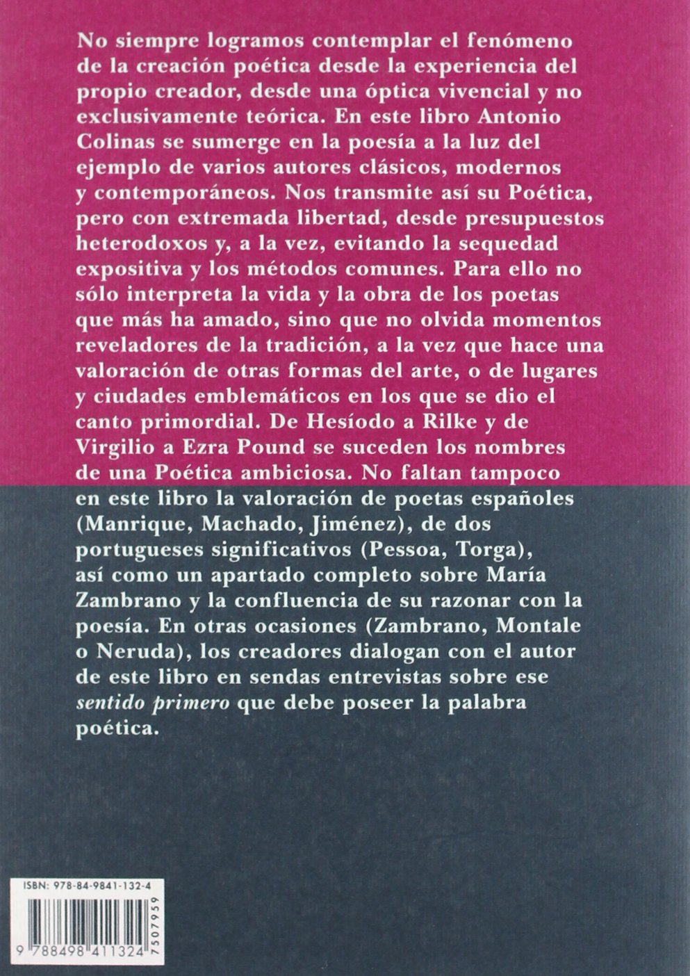 El sentido primero de la palabra poética: 59 (Biblioteca de Ensayo / Serie mayor)