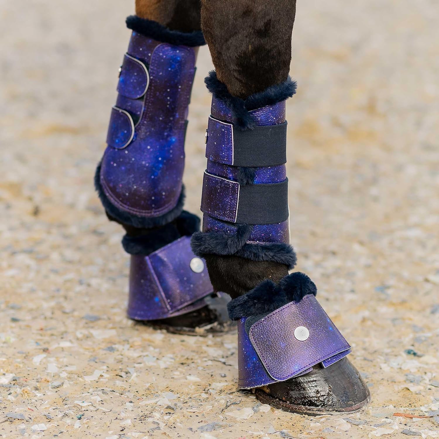 Dapplebay Constellation Brush Boots ~ LIMITED EDITION-Navy/Multi-M