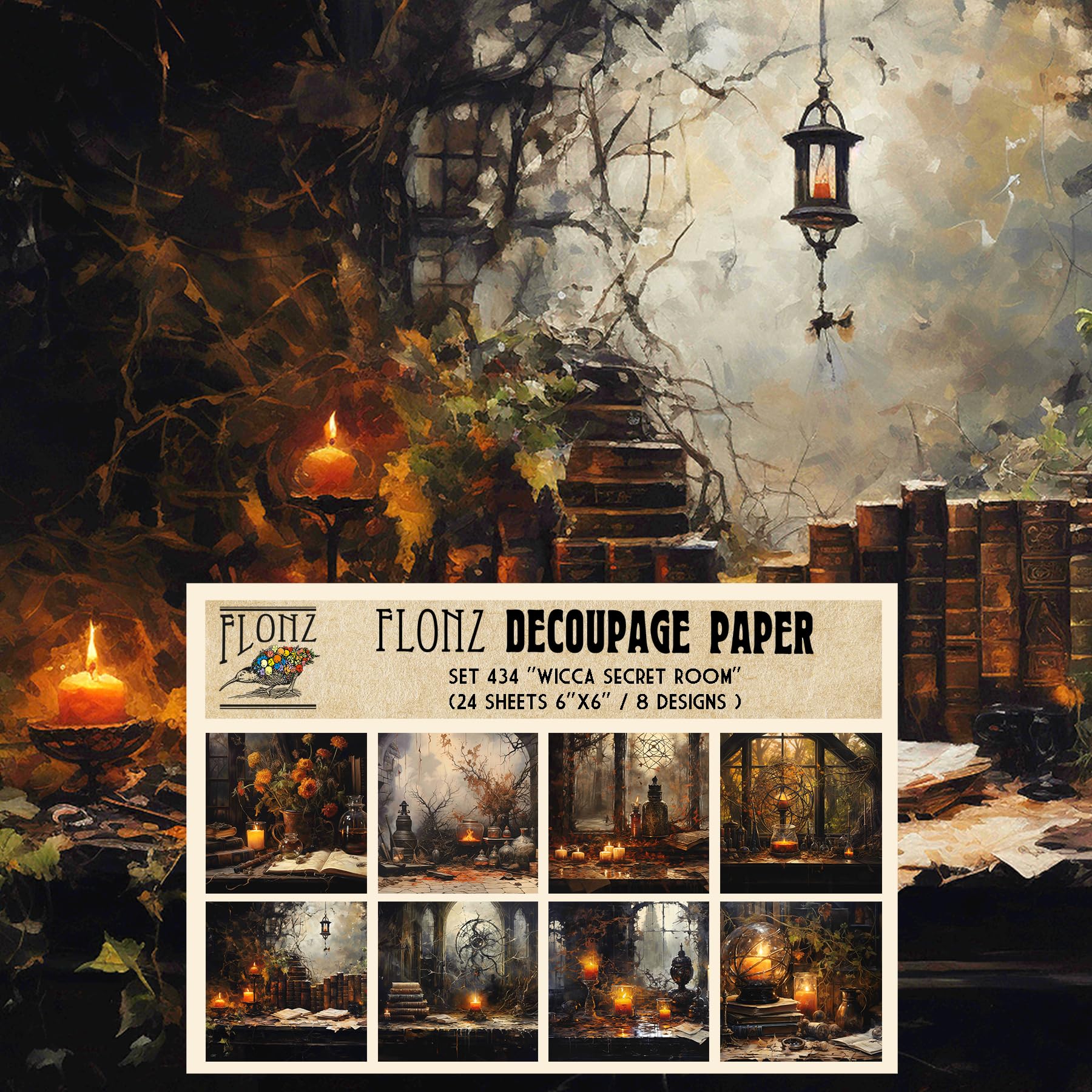 Decoupage Paper Pack (24 Sheets 6