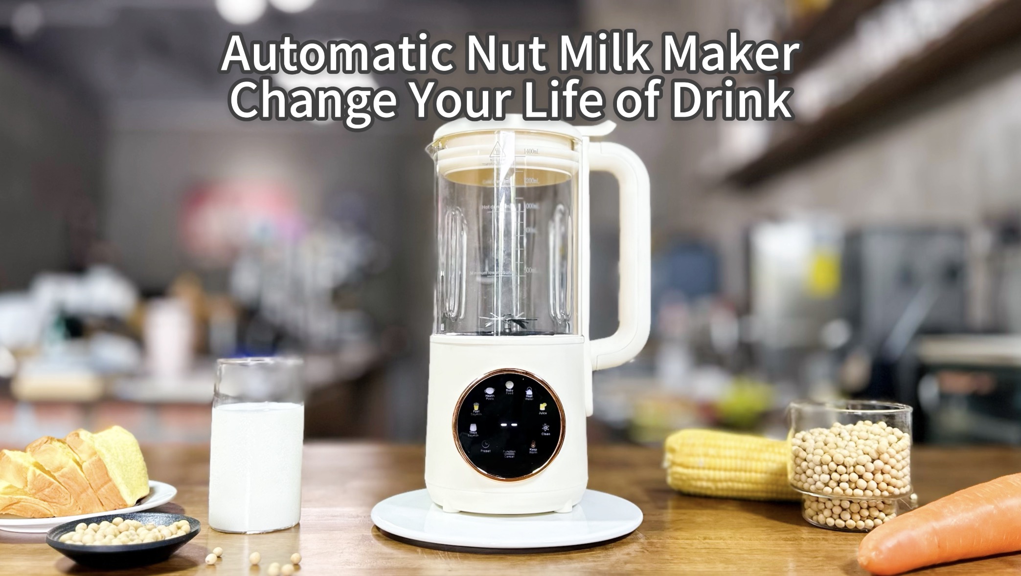 Amazon.com: 8 in 1 Nut Milk Maker Machine, 48oz Homemade Almond