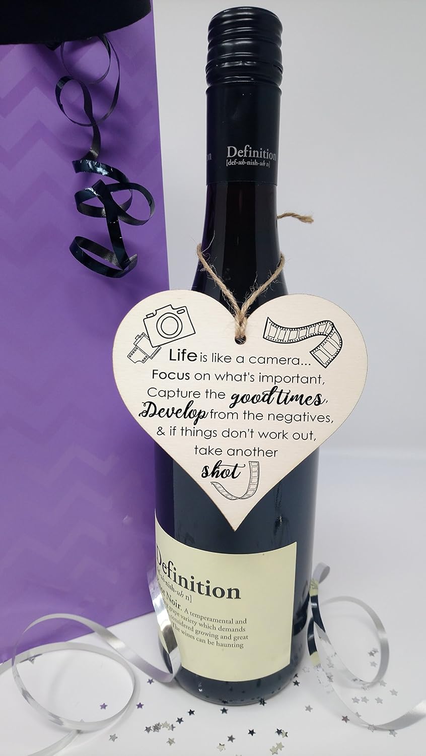Inspirational Wooden Heart Sign - Hanging Home Decor with Uplifting Message - Great Gift for Her Bedroom, Office, or Hallway - Image 4