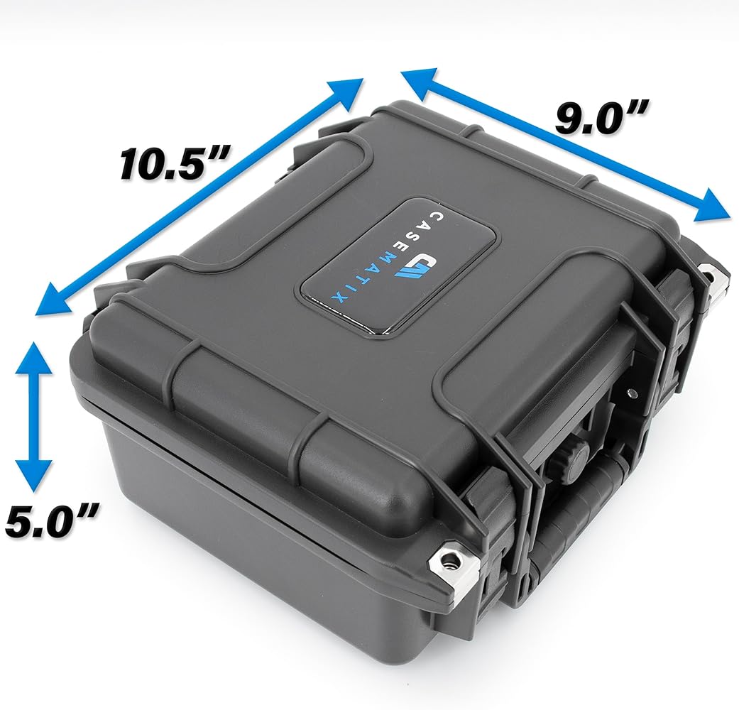 AUDIX AD用ケース Amazon | Casematix 11インチ 防水スタジオレコーディングマイクケース