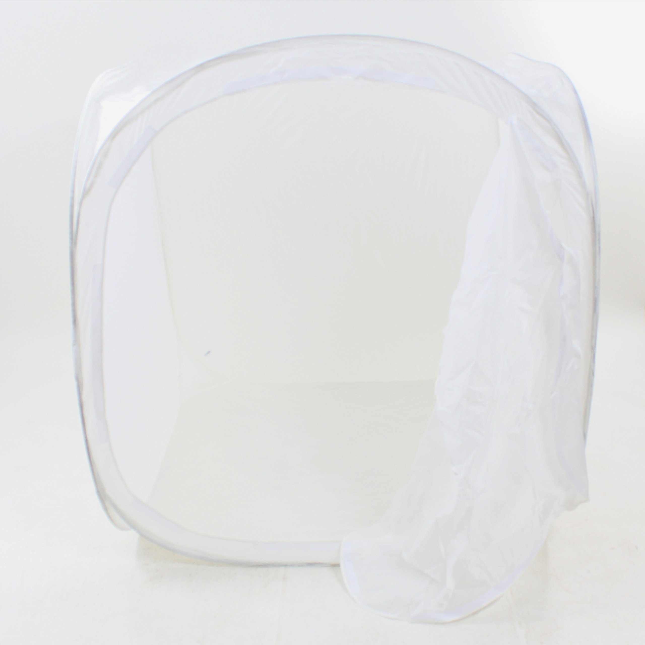 DynaSun PB01 120x120x120cm XXL Tenda Luce Cubo Professionale Softbox Diffusore Semirigido Pieghevole con 4x Fondali Bianco Nero Blu Rosso e Borsa da Trasporto