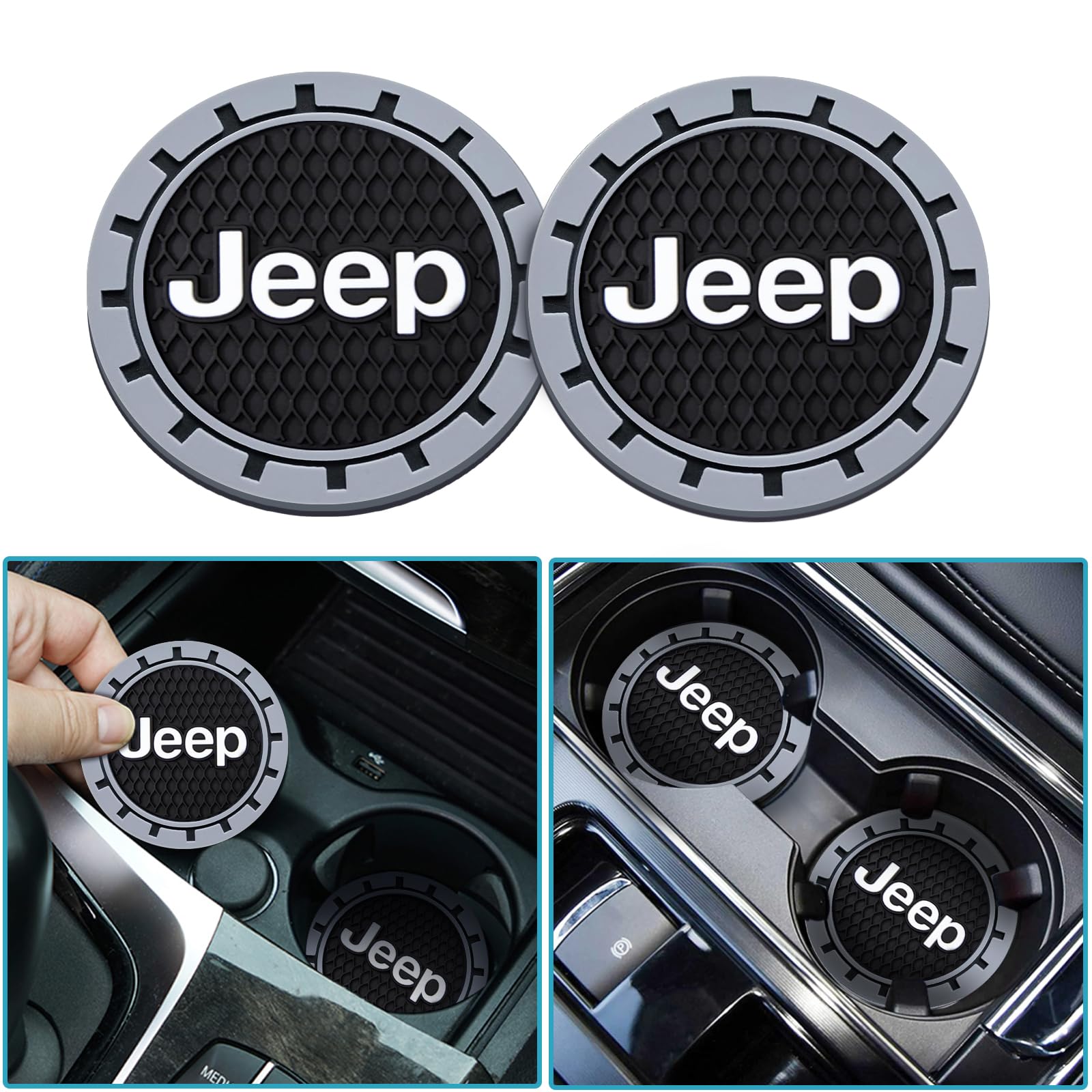 Car Coaster for Jeep Grand Cherokee Compatible Comander Wrangler