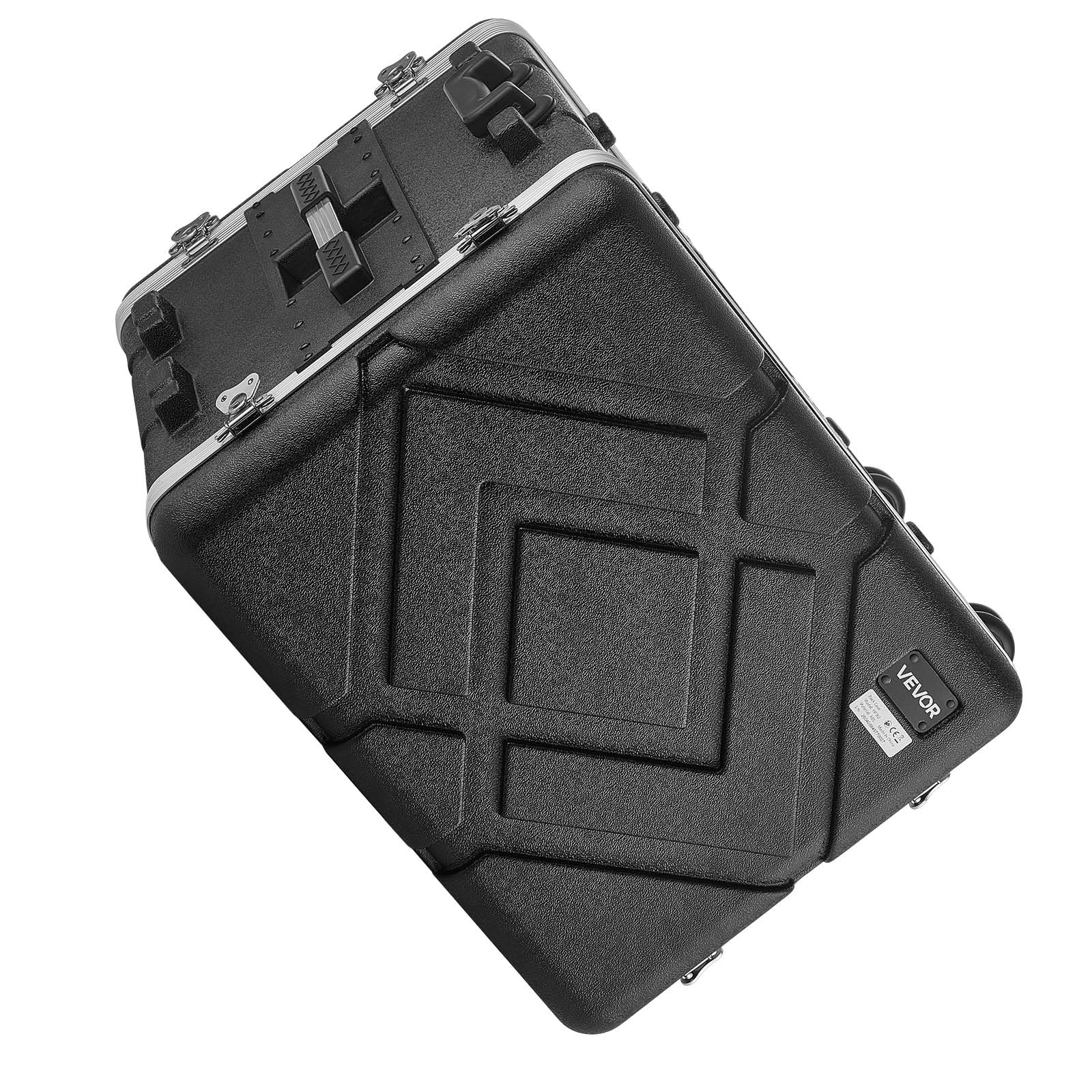 VEVOR Armadio Rack per Server, Armadio per Server 8U con Maniglia Retrattile Struttura in ABS Chiusura a Scatto, Rack per Amplificatore Altezza Montaggio 7U, Profondità Interna 468 mm