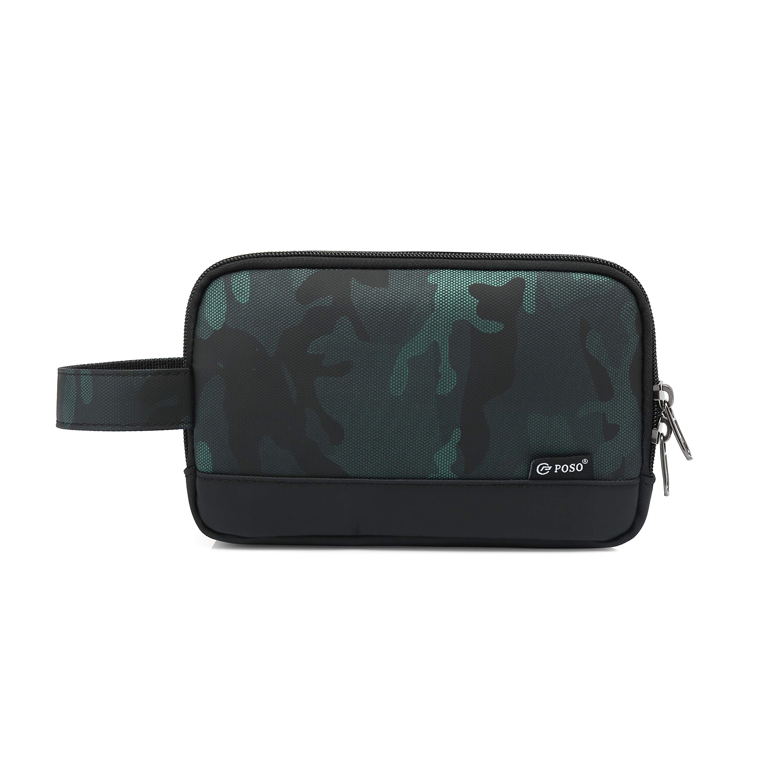Travel Pouch Toiletry Bag for Men and Women - Shaving Kit and Travel Kit With Pouch (Green)-image-0