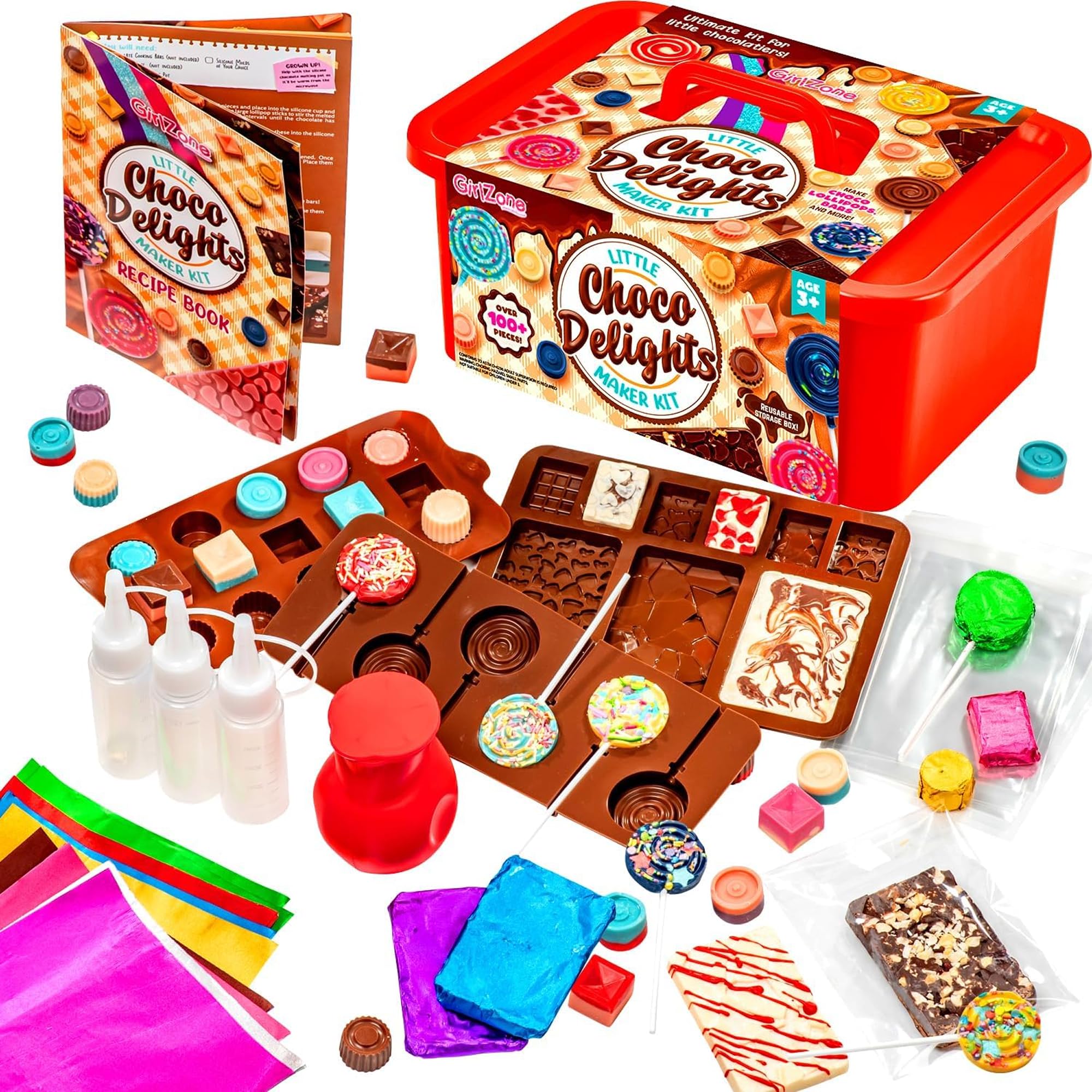 Amazon.com: GirlZone Little Choco Delights Maker Kit, Chocolate