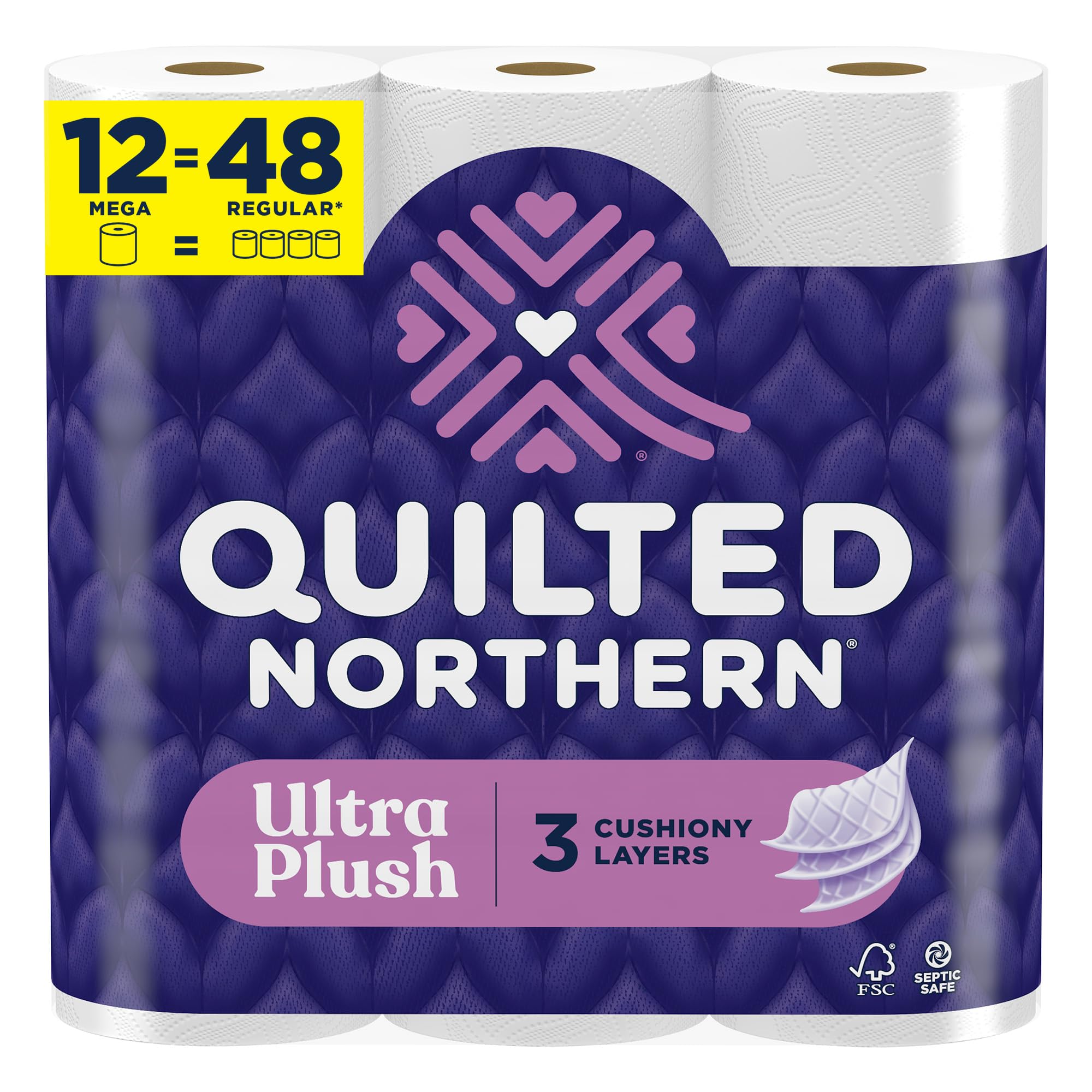 Amazon.com: Quilted Northern Ultra Plush Toilet Paper, 12 Mega 