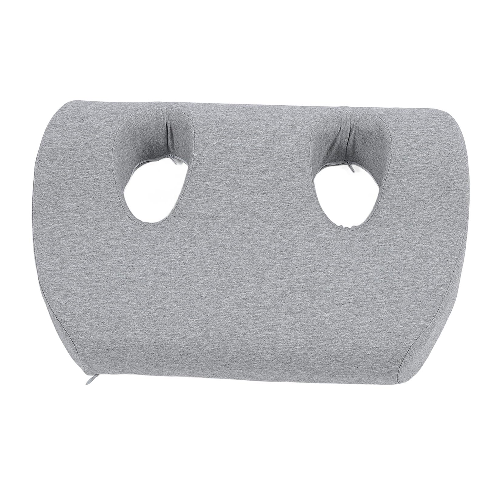 Cuscino Auricolare a Doppio Foro per Chi Dorme Sul Fianco con Memory Foam Ad Alta densità e Design Adatto Alle Orecchie per un Sonno Confortevole, 1 unità