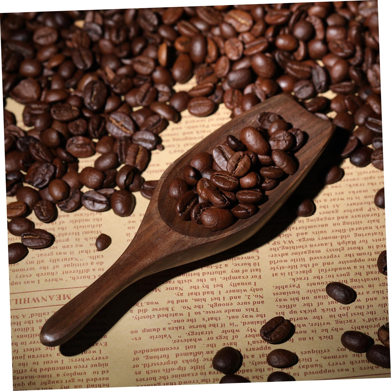 TOPBATHY 4piezas Cucharón De Madera Para Café y Cucharas De Madera Reutilizables Utensilio Práctico y Para Cocina y Restaurantes Para Infusiones y Café
