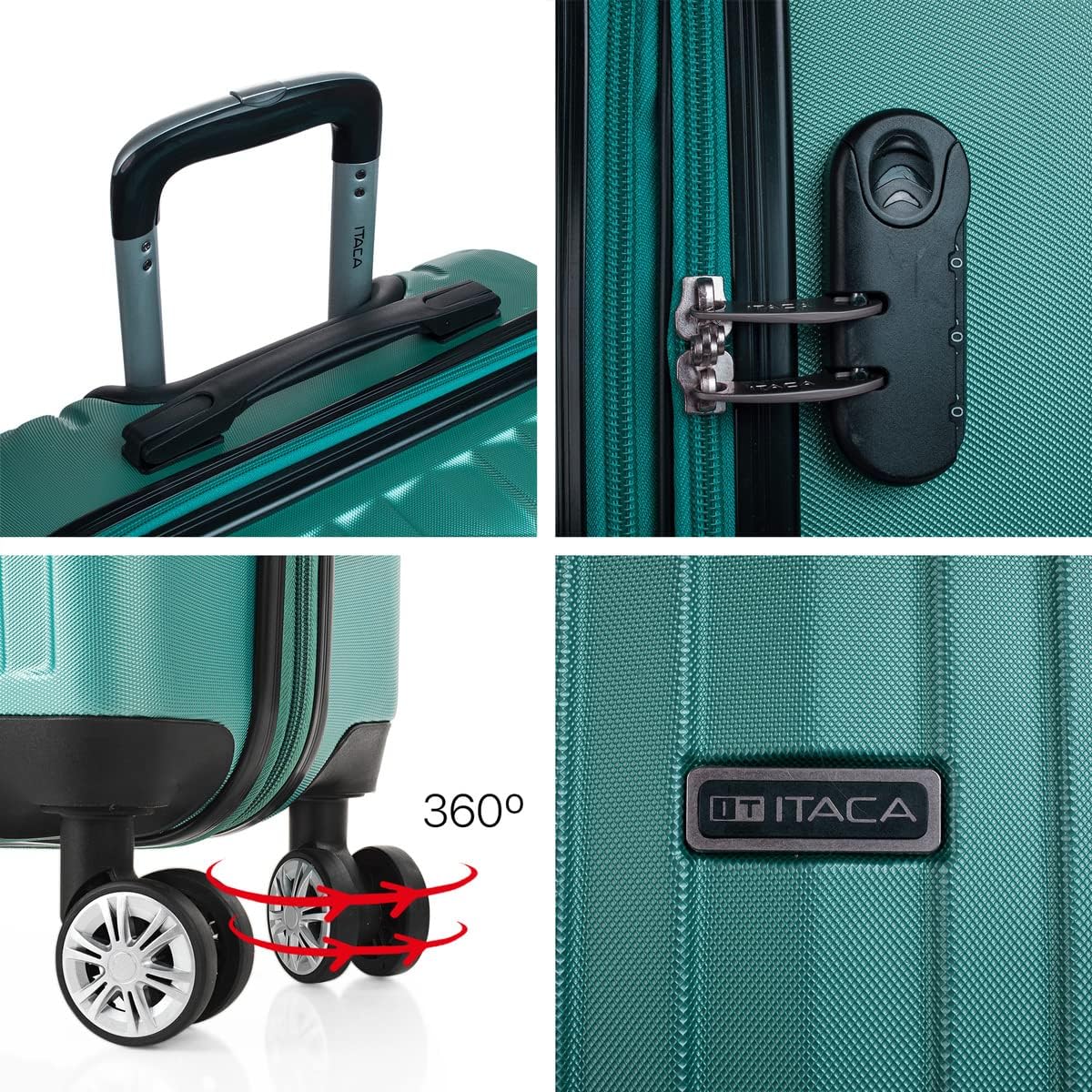 ITACA Basic, Acquamarine, Suitcase 66cm