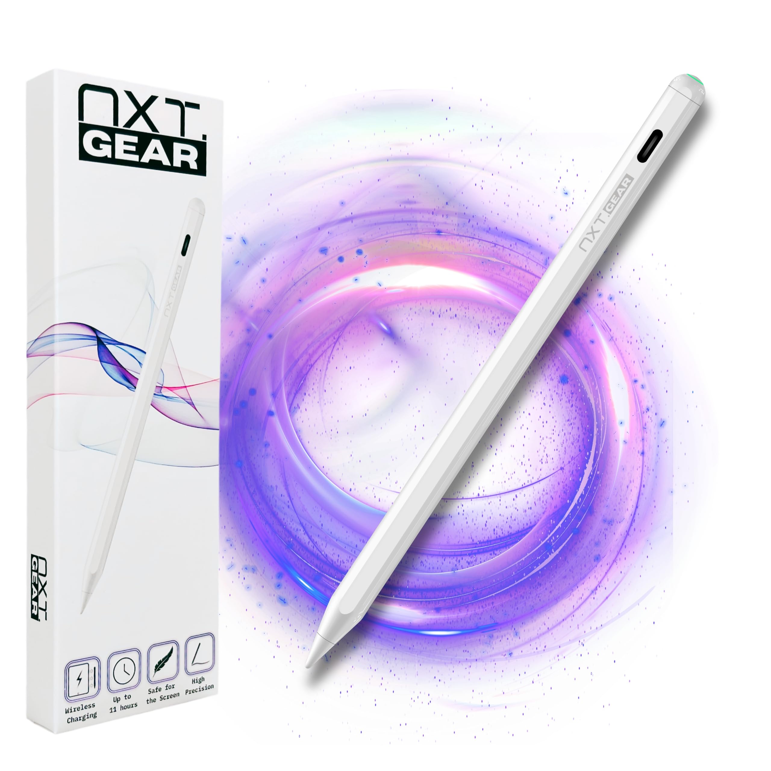 Rysik Pencil do iPad Apple 9 10 AIR PRO 11 13 - Najnowsza generacja - Precyzyjny i czuły - Ładowanie bezprzewodowe - Brak opóźnień - do 12 godzin pracy