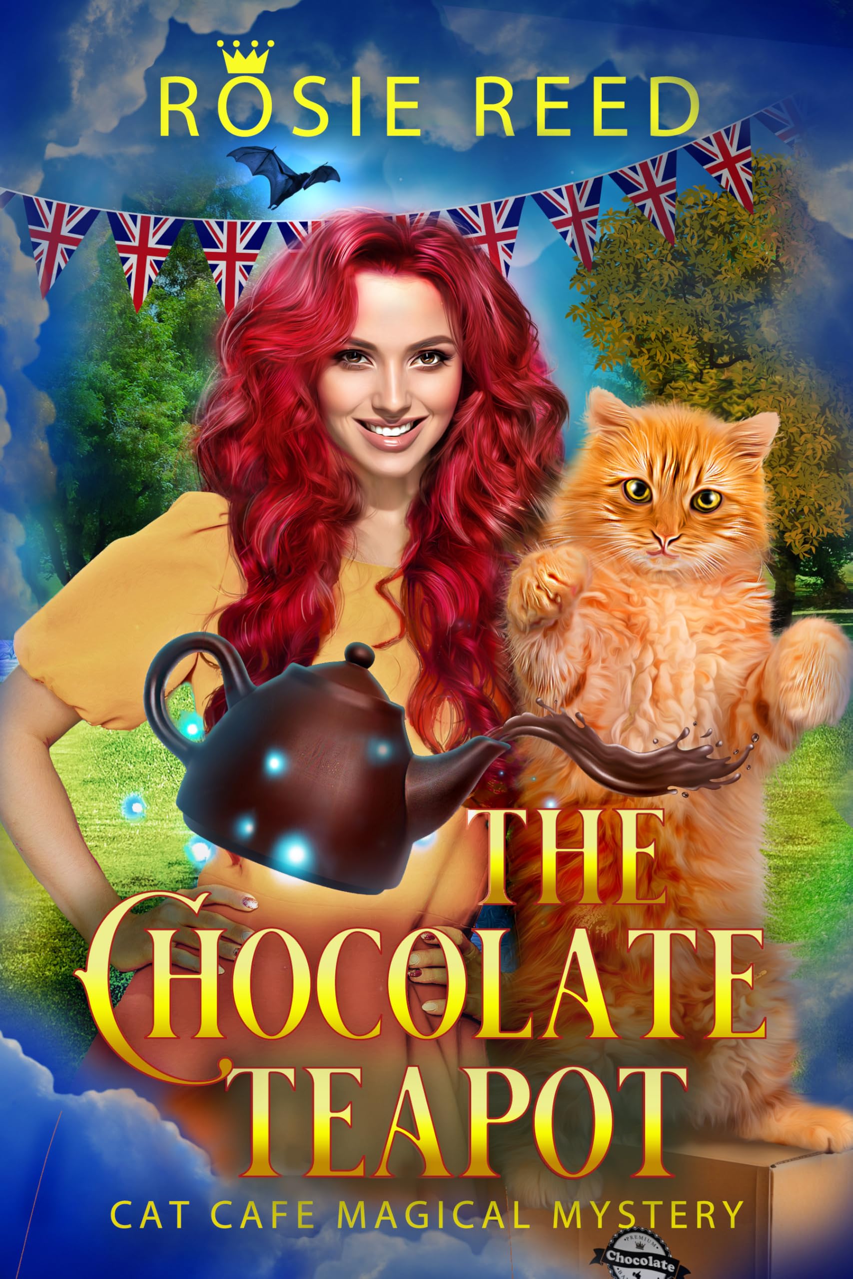 The Chocolate Teapot: A Paranormal Cozy Mystery (Cat Cafe Magical Mystery Book 5)