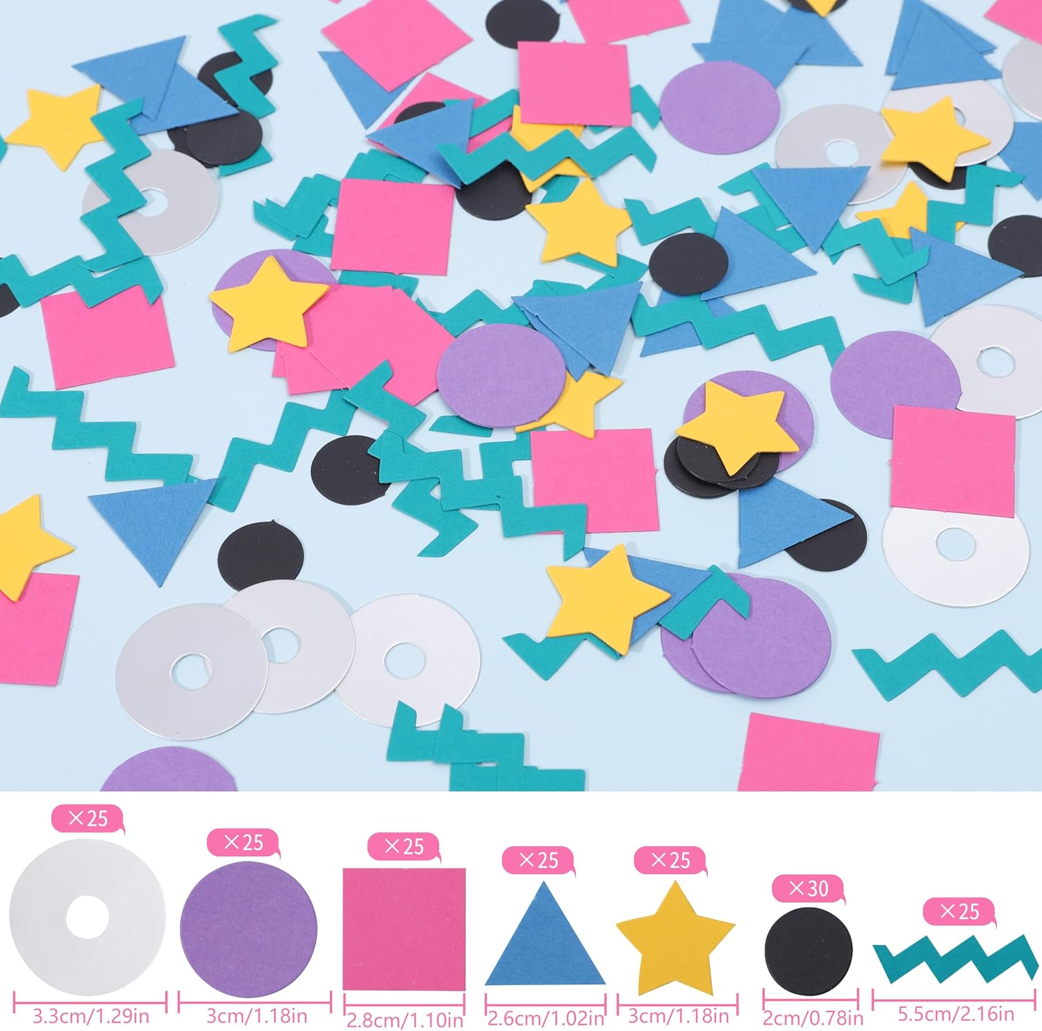 90s Party Decorations Confetti,90s/80 Bachelorette Party,Bach To The 90s/80
