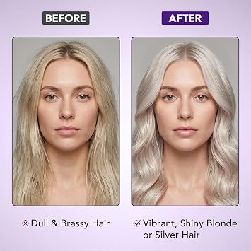 Botanic Hearth Purple Shampoo 16 Fl Oz | For All Shades Of Blonde, Silver & Gray Hair | With Lavender Oil, Vitamin E & Rosemary Oil | Sulfate & Paraben Free