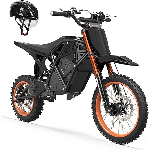 ESKUTE Electric Dirt Bike for Teens Adults, Mid-Drive Motor 3500W Peak, Electric Motorcycle 48V23Ah Battery, 53-Mile Range, 38mph, Hydraulic Nitrogen Dual Shock Absorbers