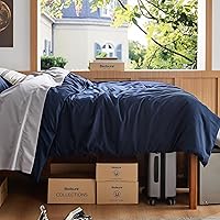 Vista 4 de Bedsure Funda de edredón tamaño Twin/Twin XL - Juego de ropa de cama suave de doble cepillado para niños y adultos, cierre de cremallera, 2 piezas