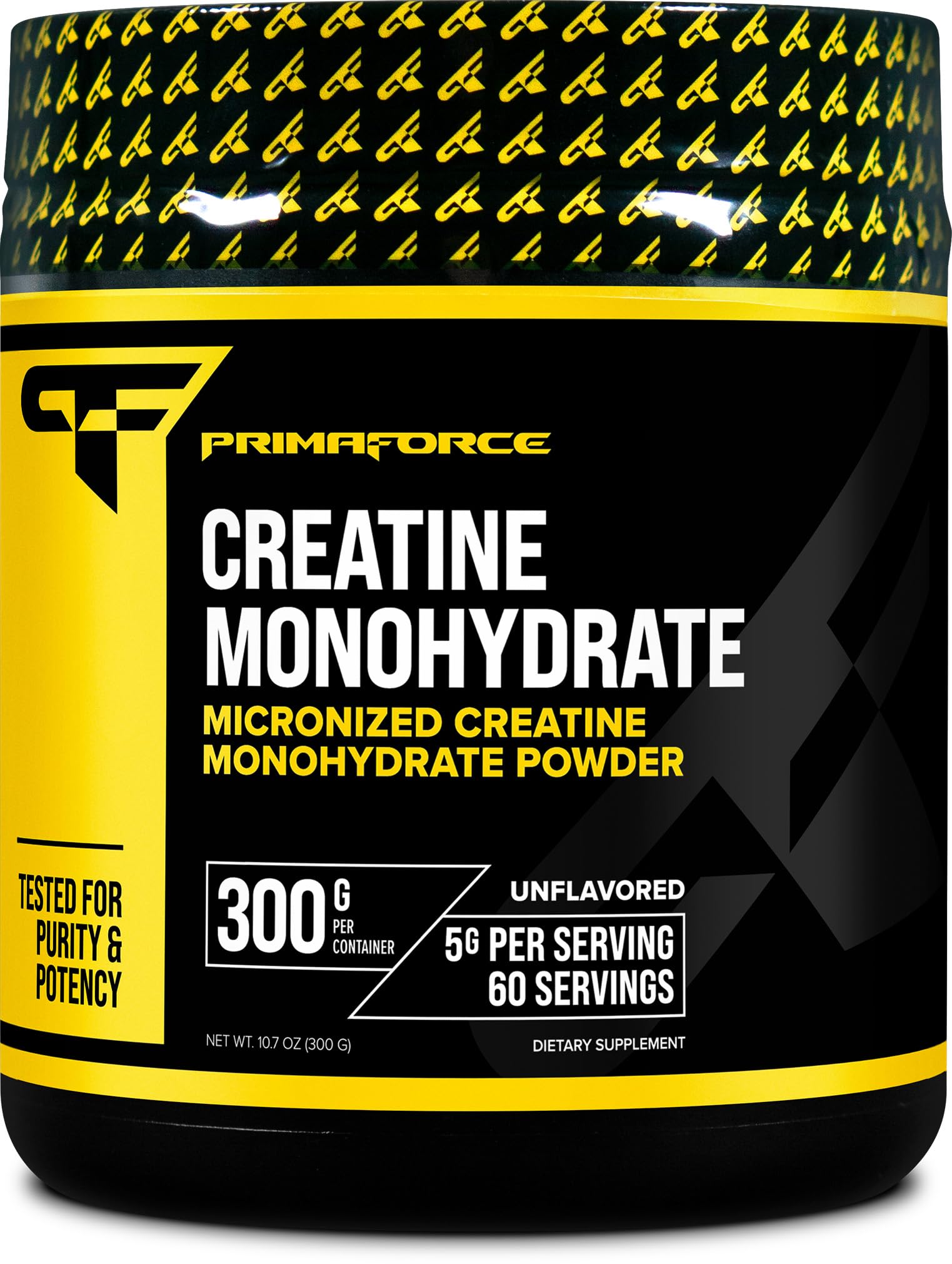 Primaforce Creatine Monohydrate Powder, 300 Grams - Micronized, Gluten Free, Non-GMO