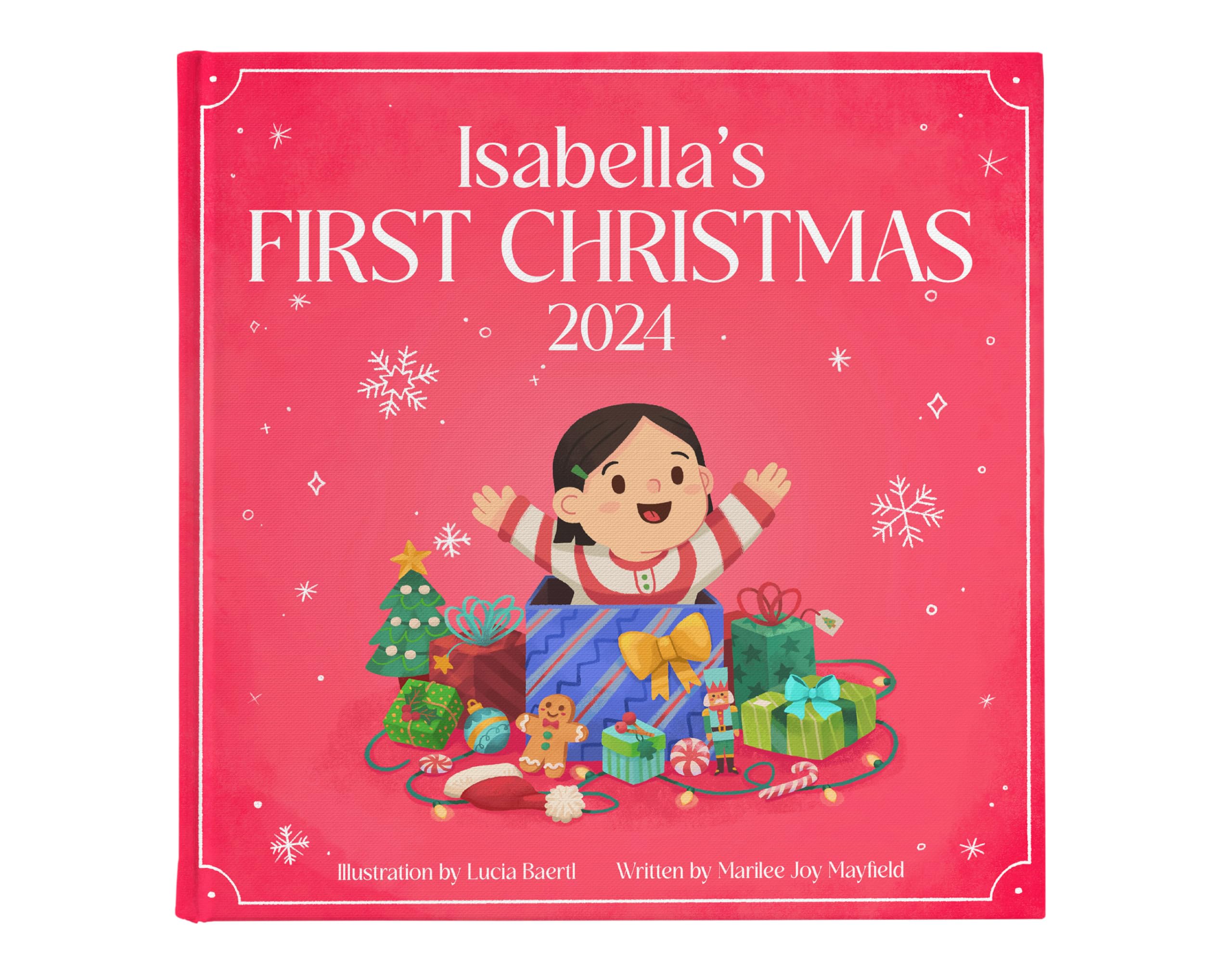 Baby's First Christmas - Baby Christmas Gift - First Book Keepsake - Personalized Children's Book